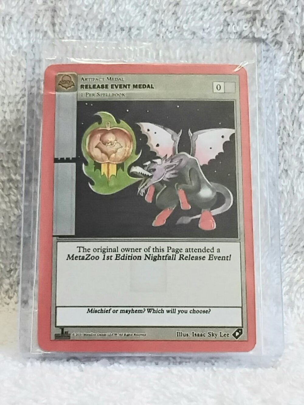Sealed Mint 2021 Release Event Medal Uncommon Holo Metazoo PROMO Card!!
